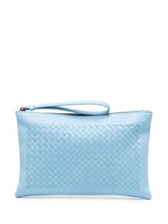 Bottega Veneta Pre-Owned клатч с плетением Intrecciato