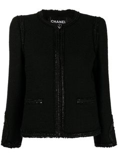 Chanel Pre-Owned твидовый жакет 2009-го года