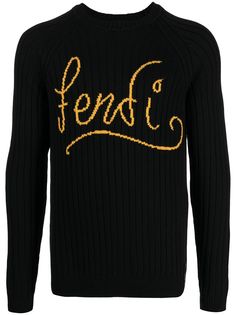 Fendi джемпер с логотипом