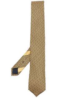 Ermenegildo Zegna шелковый галстук Fantasia с графичным принтом