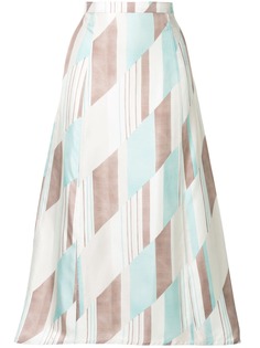 Jil Sander юбка с геометричным принтом