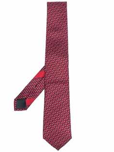 Ermenegildo Zegna шелковый галстук Fantasia с графичным принтом