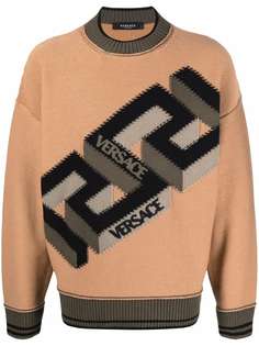 Versace джемпер с логотипом