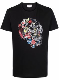 Alexander McQueen футболка с принтом