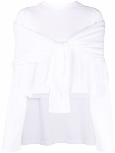 MM6 Maison Margiela топ с длинными рукавами