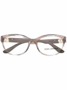 Dolce & Gabbana Eyewear очки в оправе кошачий глаз черепаховой расцветки