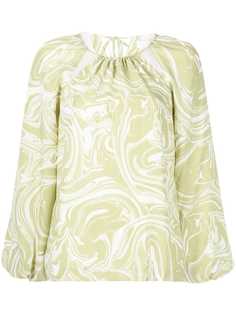 Jonathan Simkhai блузка с абстрактным принтом