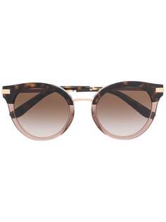 Dolce & Gabbana Eyewear солнцезащитные очки в круглой оправе