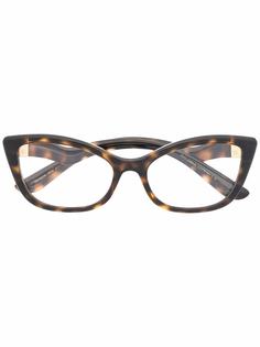 Dolce & Gabbana Eyewear очки в оправе кошачий глаз черепаховой расцветки
