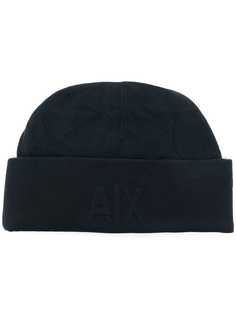 Armani Exchange шапка бини с логотипом