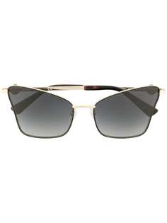 Moschino Eyewear солнцезащитные очки в оправе бабочка