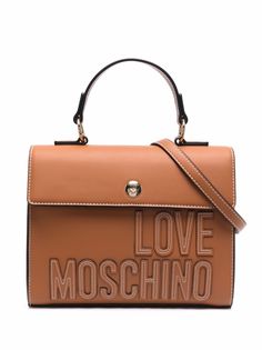 Love Moschino сумка-тоут с аппликацией-логотипом
