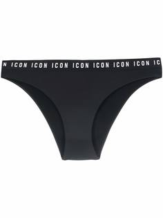 Dsquared2 плавки бикини с принтом Icon