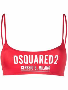 Dsquared2 лиф бикини с логотипом