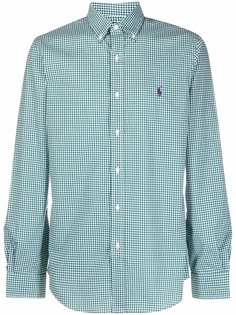Polo Ralph Lauren клетчатая рубашка с вышивкой Polo Pony