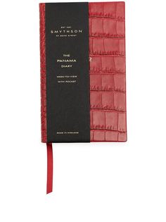 Smythson записная книжка Mara 2022 Panama с карманом