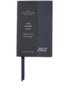 Smythson записная книжка 2022 Wafer с карманом