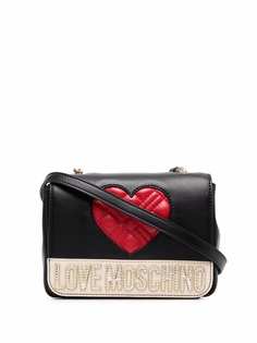 Love Moschino стеганая сумка через плечо с логотипом