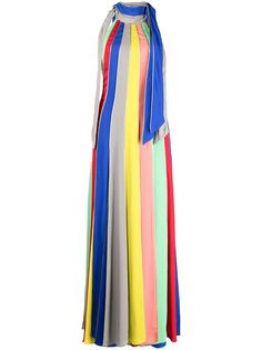 Rosie Assoulin шелковое платье с вырезом халтер