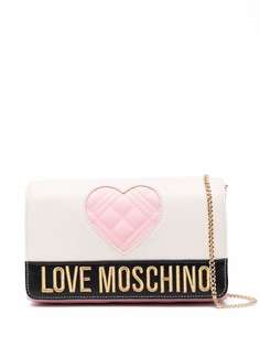 Love Moschino сумка через плечо с нашивкой