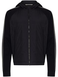 Z Zegna куртка с капюшоном и полосками