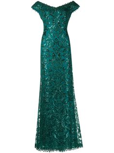 Tadashi Shoji платье с аппликацией и рукавами кап