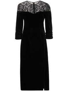 Tadashi Shoji платье с кружевной вставкой