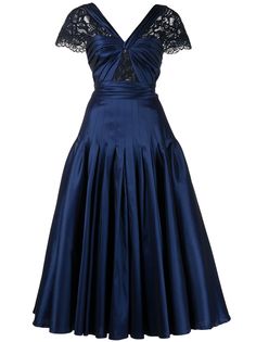 Tadashi Shoji платье с V-образным вырезом и короткими рукавами