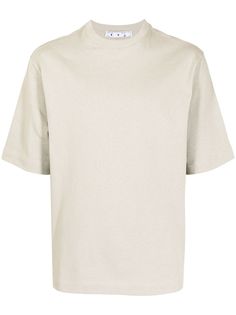 Off-White футболка с вышитым логотипом