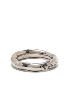 Off-White кольцо с гравировкой