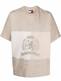 Tommy Hilfiger футболка с вышитым логотипом