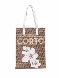 Corto Moltedo сумка-тоут с жаккардовым логотипом