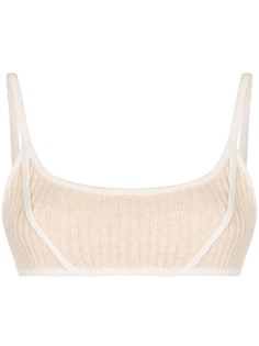 Danielle Guizio трикотажный топ