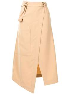 Rachel Gilbert юбка миди Leo асимметричного кроя