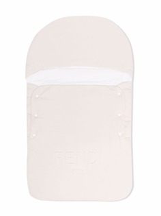 Fendi Kids конверт с тисненым логотипом