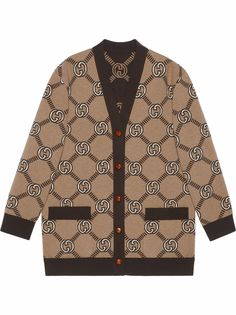 Gucci двусторонний кардиган с логотипом Interlocking G