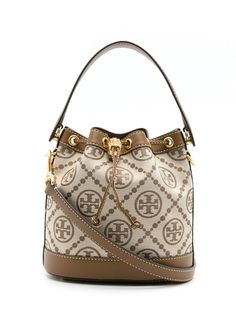 Tory Burch сумка-ведро с монограммой