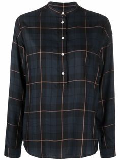 Woolrich твиловая рубашка в клетку