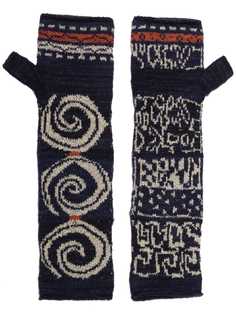 Kapital перчатки-митенки 2Ways из коллаборации с Ainu Kuba