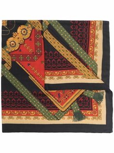 Hermès платок Brins dOr 2000-х годов