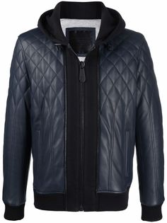 Philipp Plein куртка с контрастными вставками и капюшоном