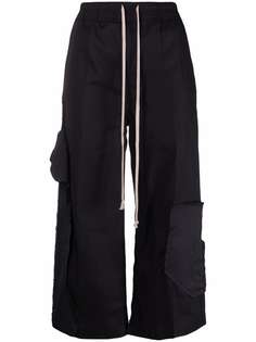 Rick Owens DRKSHDW деконструированные укороченные брюки