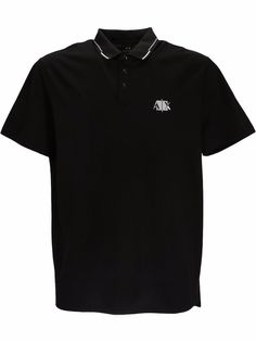Armani Exchange рубашка поло с логотипом