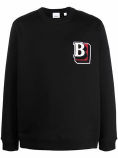 Burberry толстовка с нашивками