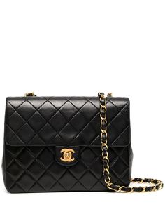 Chanel Pre-Owned мини-сумка на плечо Classic Flap Square 1989-1991-х годов