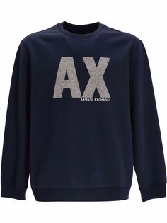Armani Exchange толстовка с логотипом