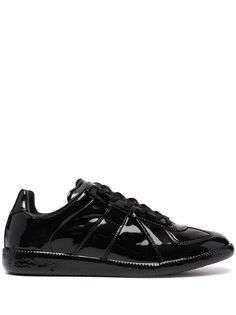 Maison Margiela лакированные кроссовки Replica