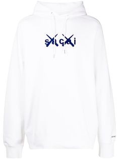 sacai худи с логотипом