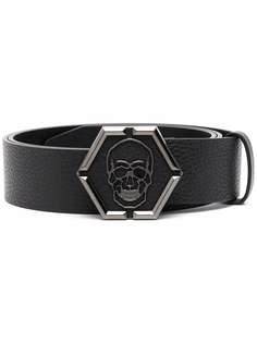 Philipp Plein ремень с пряжкой Skull