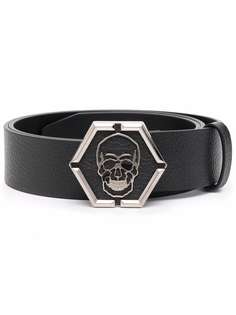 Philipp Plein ремень с пряжкой Skull